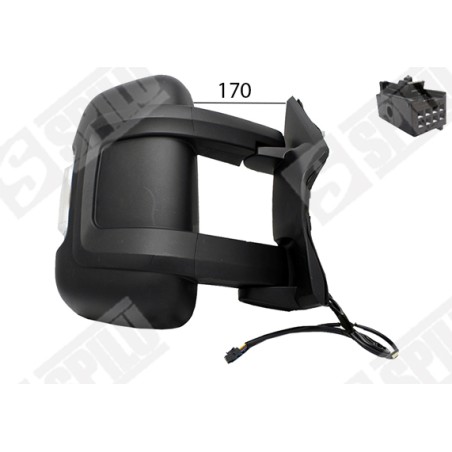 Rétroviseur Droit Pour Peugeot Fiat Ducato Autobus/Autocar Citroën 8153 W2