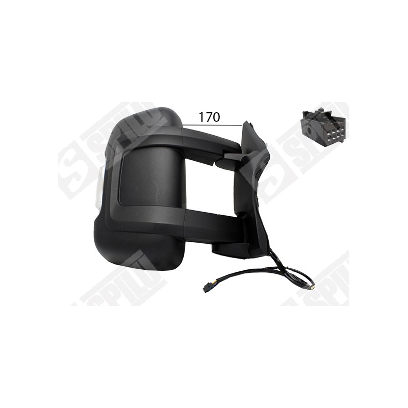 Rétroviseur Droit Pour Peugeot Fiat Ducato Autobus/Autocar Citroën 8153 W2