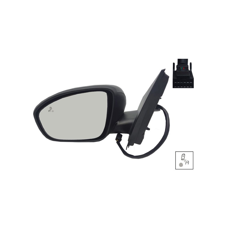 Rétroviseur Gauche Pour Dacia Jogger Logan III Sandero 963020328R 963663401R