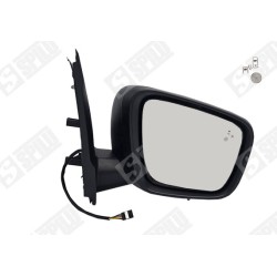 Rétroviseur Droit Pour Renault Express Camionnette/Monospace 963741321R
