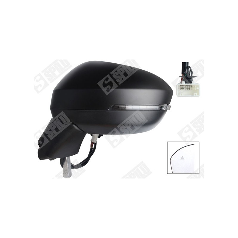 Rétroviseur Gauche Pour Nissan Qashqai III 261656PA0A 96302-6UN0B 963656PA2A