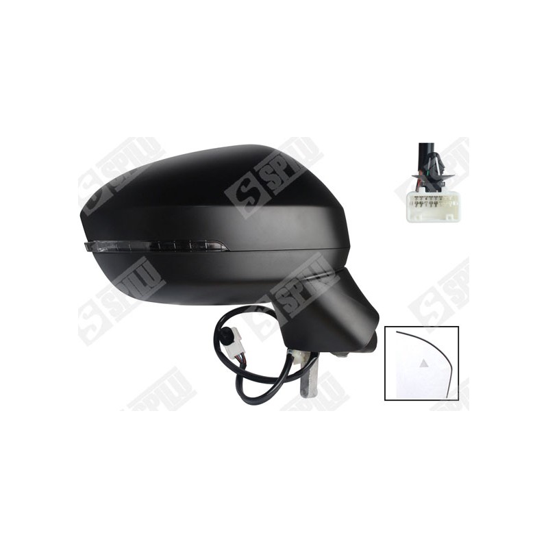 Rétroviseur Droit Pour Nissan Qashqai III 261606PA0A 96301-6UN0B 963666PA2A