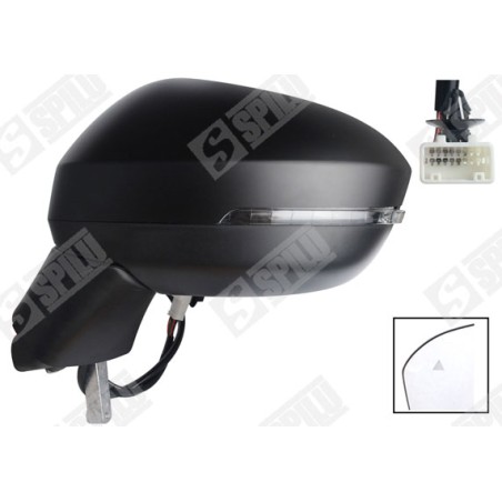 Rétroviseur Gauche Pour Nissan Qashqai III 261656PA0A 96302-6UN0A 963656PA2A