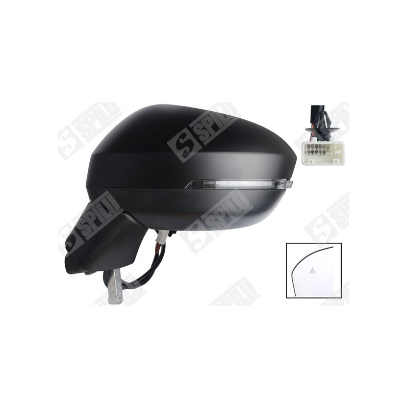 Rétroviseur Gauche Pour Nissan Qashqai III 261656PA0A 96302-6UN0A 963656PA2A