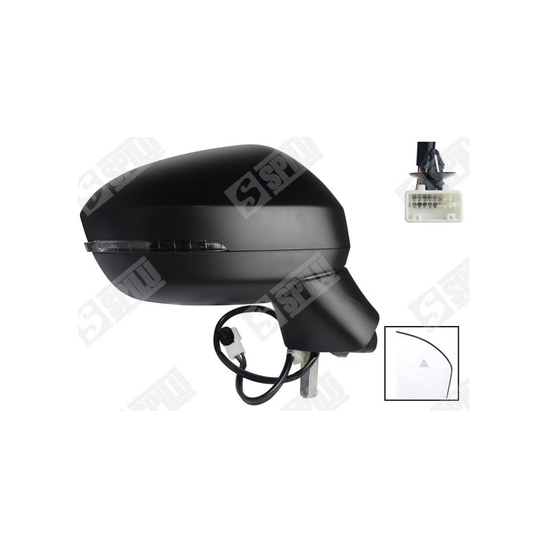 Rétroviseur Droit Pour Nissan Qashqai III 261606PA0A 96301-6UN0A 963666PA2A