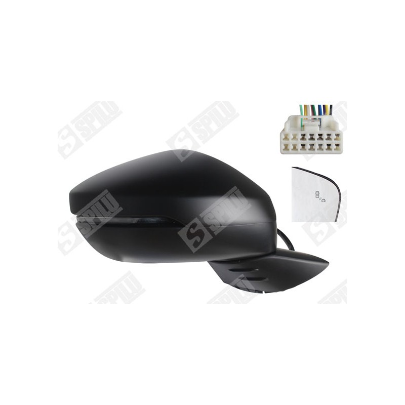 Rétroviseur Droit Pour Honda Civic XI 3/5 Portes A Trois Volumes 34300-TVA-A01