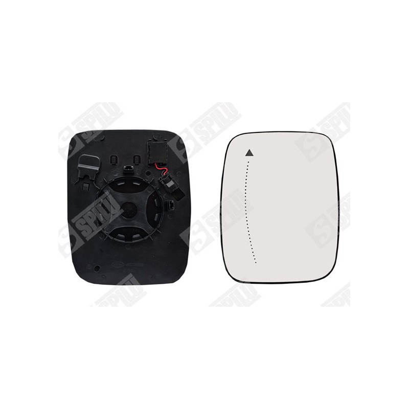 Verre de Rétroviseur Gauche Pour Nissan Primastar Autobus/Autocar 963663955R