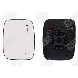 Verre de Rétroviseur Droit Pour Nissan Primastar Autobus/Autocar 963652855R