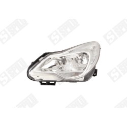 Phare Avant Gauche Pour Opel Corsa D Camionnette - 3/5 Portes 1216695 1226125