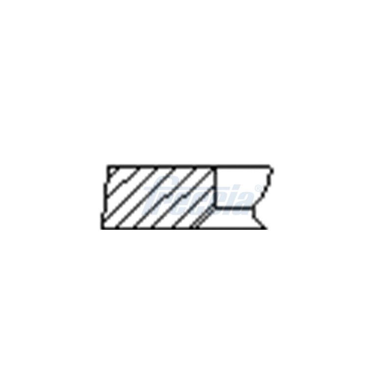 1 Jeu de Segments de Piston Pour MERCEDES Sprinter 3,5-T