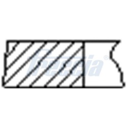 1 Jeu de Segments de Piston Pour Peugeot Opel Fiat Alfa Romeo 0640X7 6 30 361