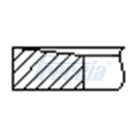 1 Jeu de Segments de Piston Pour Ford Transit  61 93 38 2