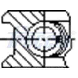 1 Jeu de Segments de Piston Pour Peugeot Opel Ford Citroën 16629032280 3556996