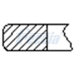 1 Jeu de Segments de Piston Pour Peugeot Opel Citroën DS 1627402780 1637833680