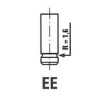 Soupape d'échappement Pour VW AVIA BMC DAF CF 65 LF 45 55 SB 1404918 1409671