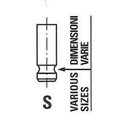 Soupape d'échappement Pour Mazda 3 A SH01-12-121A SH01-12-121D