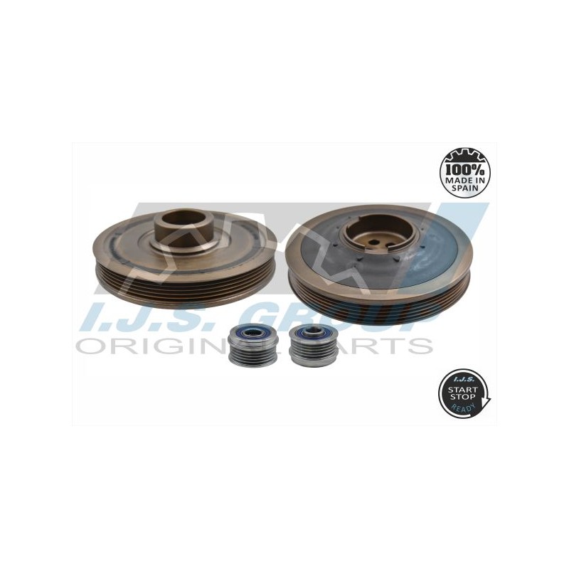 Poulie Damper Pour Toyota Auris Break Avensis A Trois Volumes RAV 4 IV Van Verso