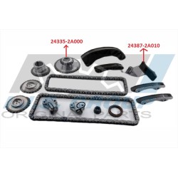 Kit Chaine de Distribution Pour Hyundai i10 i20 Active Coupé Hatchback Van i30