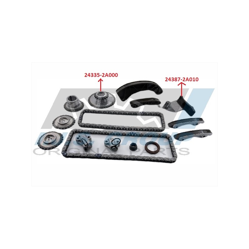Kit Chaine de Distribution Pour Hyundai i10 i20 Active Coupé Hatchback Van i30
