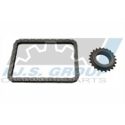 Kit Chaine Commande Pompe à Huile Pour Peugeot 108 Opel Citroën DS 9676080580