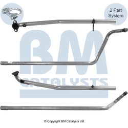 Tuyau d'échappement Pour Peugeot Toyota Aygo Citroën 1717CY 174100Q010