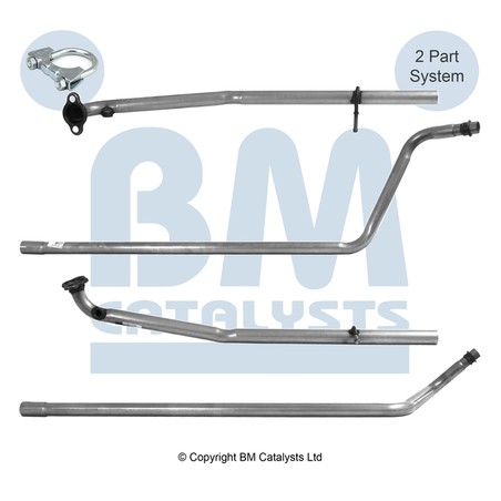 Tuyau d'échappement Pour Peugeot Toyota Aygo Citroën 1717CY 174100Q010