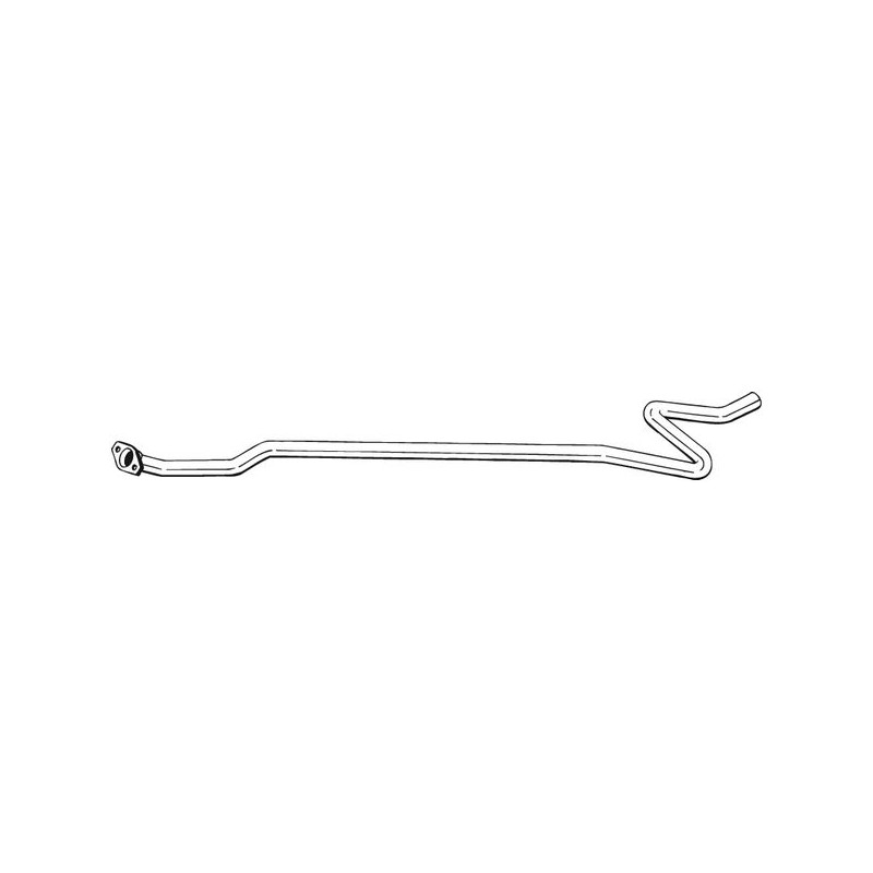 Tuyau d'échappement Pour Citroën C2 Enterprise 1717V7