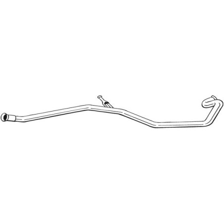 Tuyau d'échappement Pour Peugeot 206 SW 1717AX 1717S5