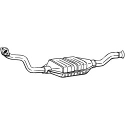 Catalyseur Pour Peugeot Fiat Scudo Citroën 1705AF 1408100808