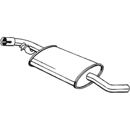 Silencieux d'échappement Central Pour VW Transporter IV 074253409A