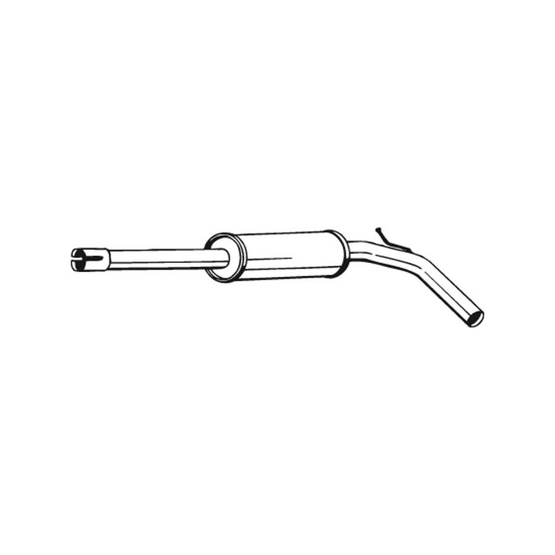 Silencieux d'échappement Central Pour VW Polo 6N0253209J JZW253209Q