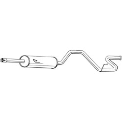 Silencieux d'échappement Arrière Pour Ford Transit 1026247