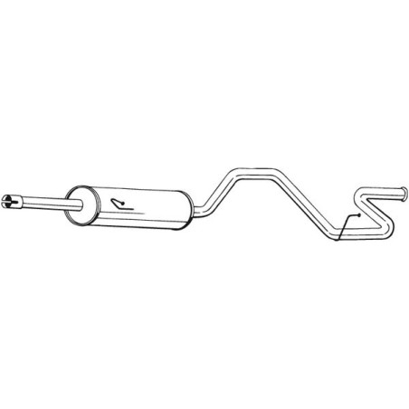 Silencieux d'échappement Arrière Pour Ford Transit 1026247