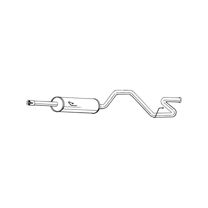 Silencieux d'échappement Arrière Pour Ford Transit 1026247