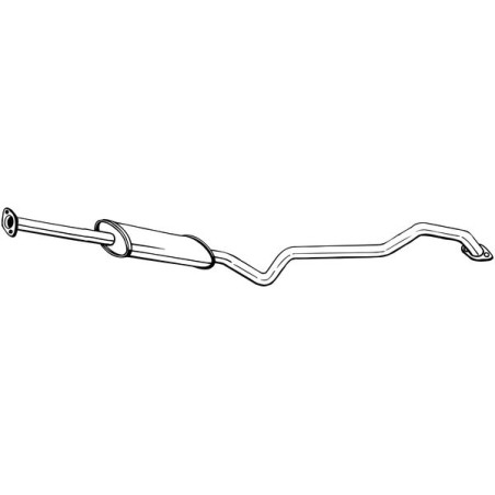 Silencieux d'échappement Central Pour Nissan Almera II Hatchback 20300BM500