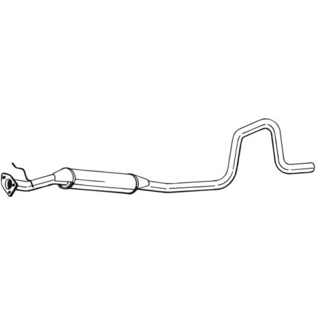 Silencieux d'échappement Central Pour Land Rover Freelander Soft Top WCE103970
