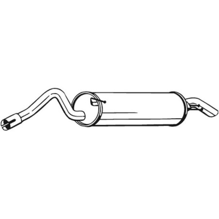 Silencieux d'échappement Arrière Pour Fiat Stilo Multi Wagon Van 46824408