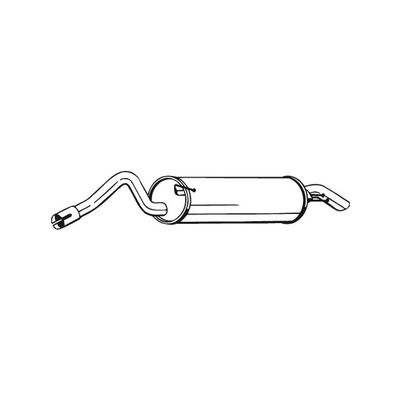 Silencieux d'échappement Arrière Pour Fiat Stilo Multi Wagon Van 46824408