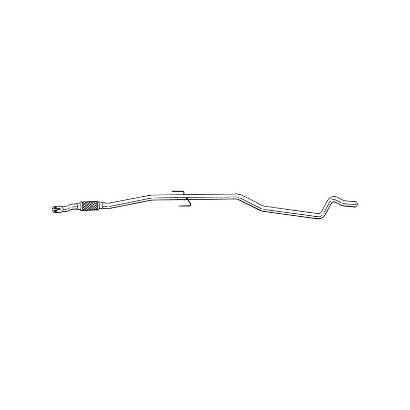 Tuyau d'échappement Pour Opel Corsa D - Vauxhall