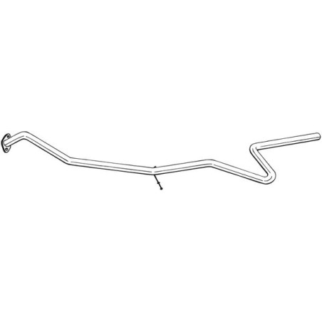 Tuyau d'échappement Pour Ford Fiesta VI Van 1521767 1556636 1673759