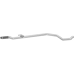 Tuyau d'échappement Pour Peugeot 206+ 1717TP