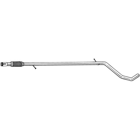 Tuyau d'échappement Pour Fiat 500 C Panda - Ford KA