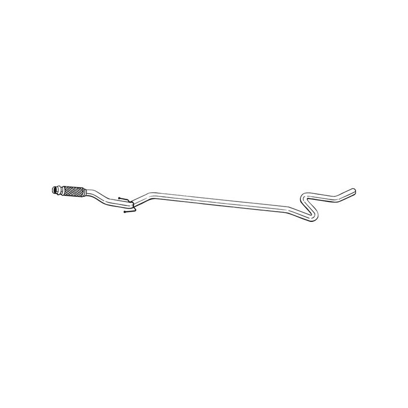 Tuyau d'échappement Pour Peugeot 1007 Citroën C2 Enterprise