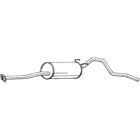 Silencieux d'échappement Arrière Pour VW Taro Toyota Hilux V Pick-up