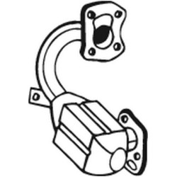 Catalyseur Pour Renault Camionnette/Hatchback Van Scénic Thalia I