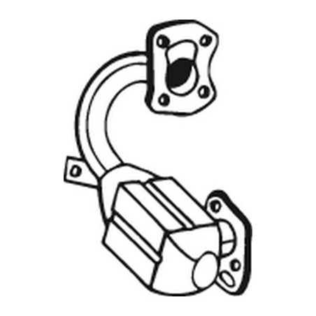 Catalyseur Pour Renault Camionnette/Hatchback Van Scénic Thalia I