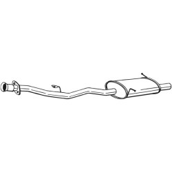 Silencieux d'échappement Arrière Pour BMW 3 Compact 18101247415