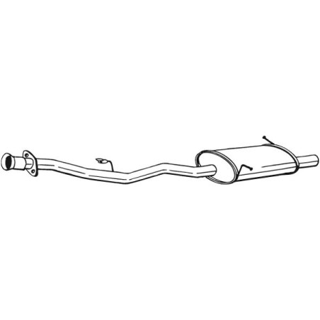 Silencieux d'échappement Arrière Pour BMW 3 Compact 18101247415