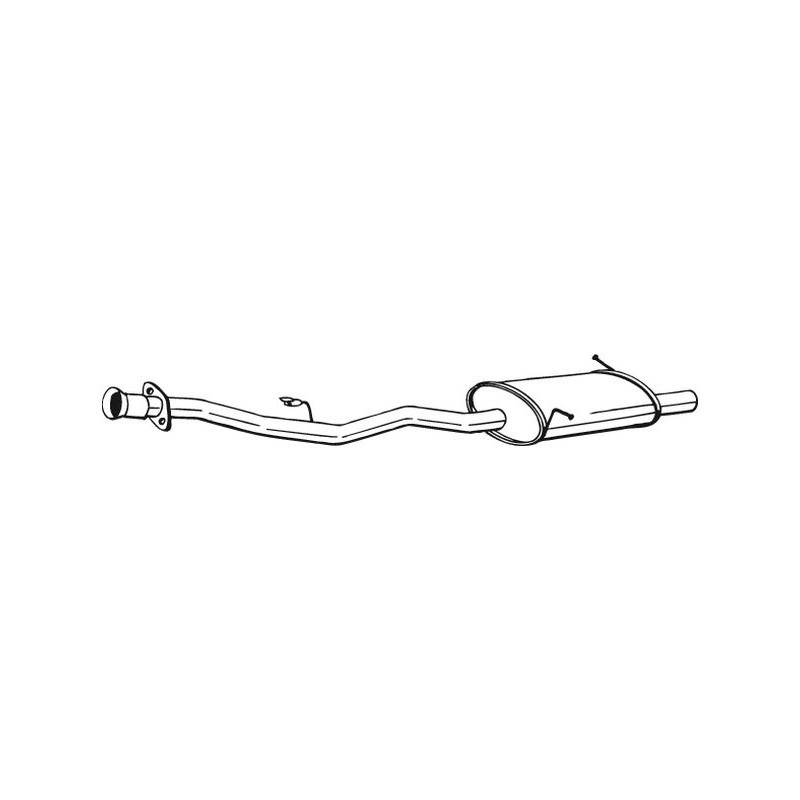 Silencieux d'échappement Arrière Pour BMW 3 Compact 18101247415