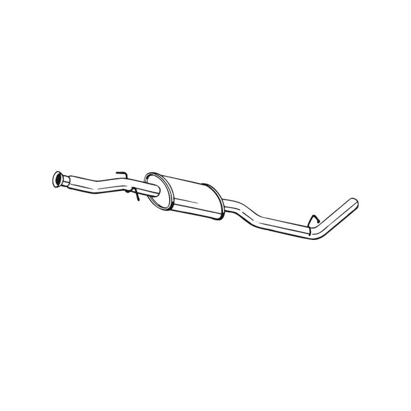 Silencieux d'échappement Central Pour Renault Kangoo Express 8200064171